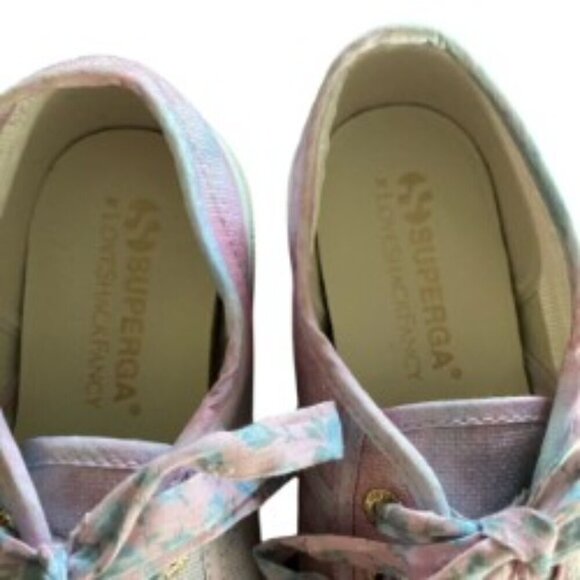 Superga x LoveShackFancy 2750 Sneaker in Cotton Candy 7 - Picture 6 of 7